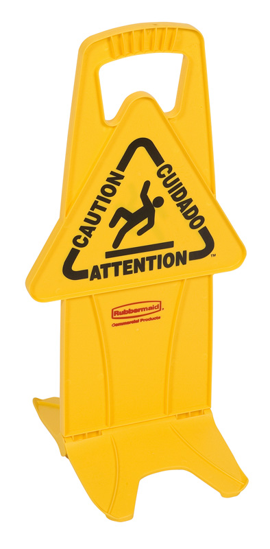 Steady safety sign, Rubbermaid