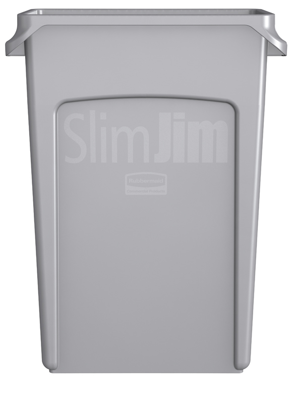Slim Jim avec conduits d'aération 87L, Rubbermaid