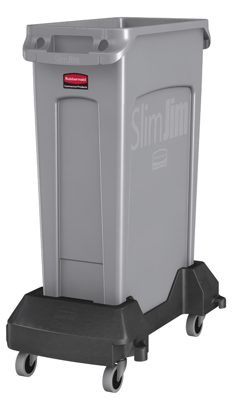 Slim Jim 87 litres with venting channels, Rubbermaid