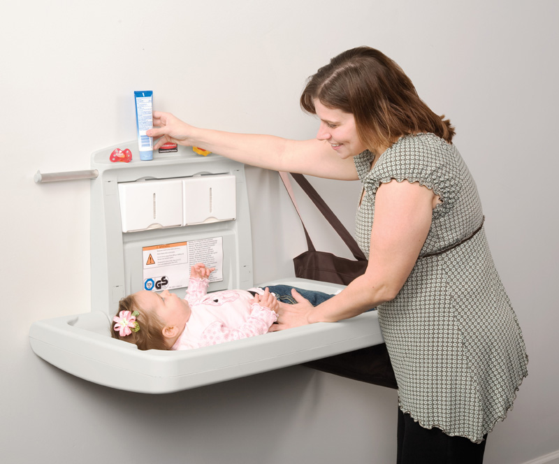 Baby changing station - horizontal, Rubbermaid