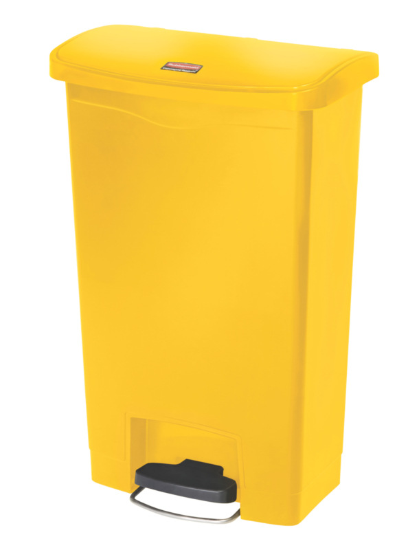 Slim Jim Step On container Front Step polyethyleen 50 litres, Rubbermaid