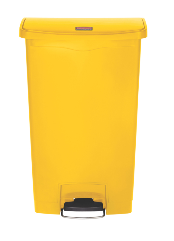 Slim Jim Step On container Front Step kunststof 68 ltr, Rubbermaid
