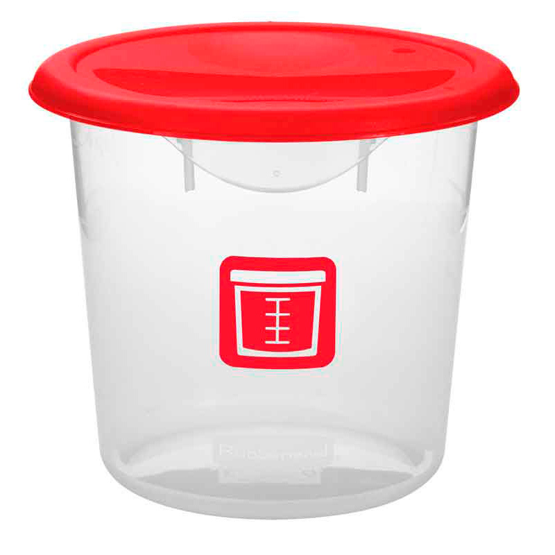 Ronde voedselcontainer 3,8 ltr Rauw Vlees, Rubbermaid