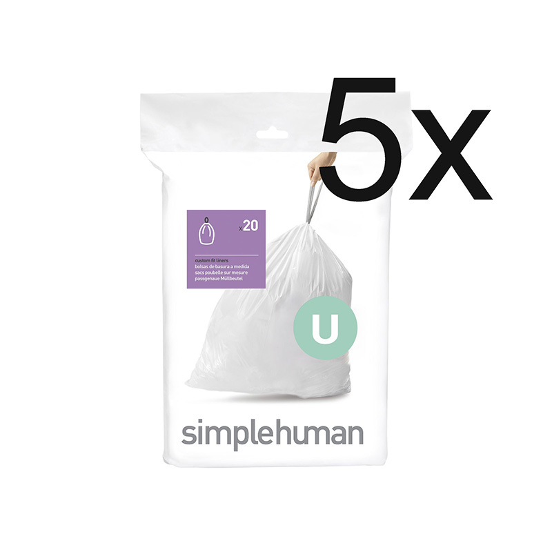 Waste Bags 55-80 litres (U), Simplehuman 5x30 pieces