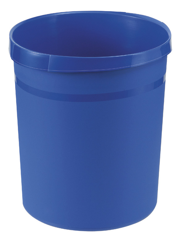 Round waste paper bin, 18 litres