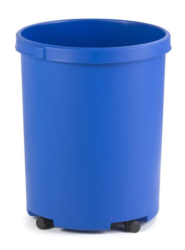 Round waste paper bin 50 litres