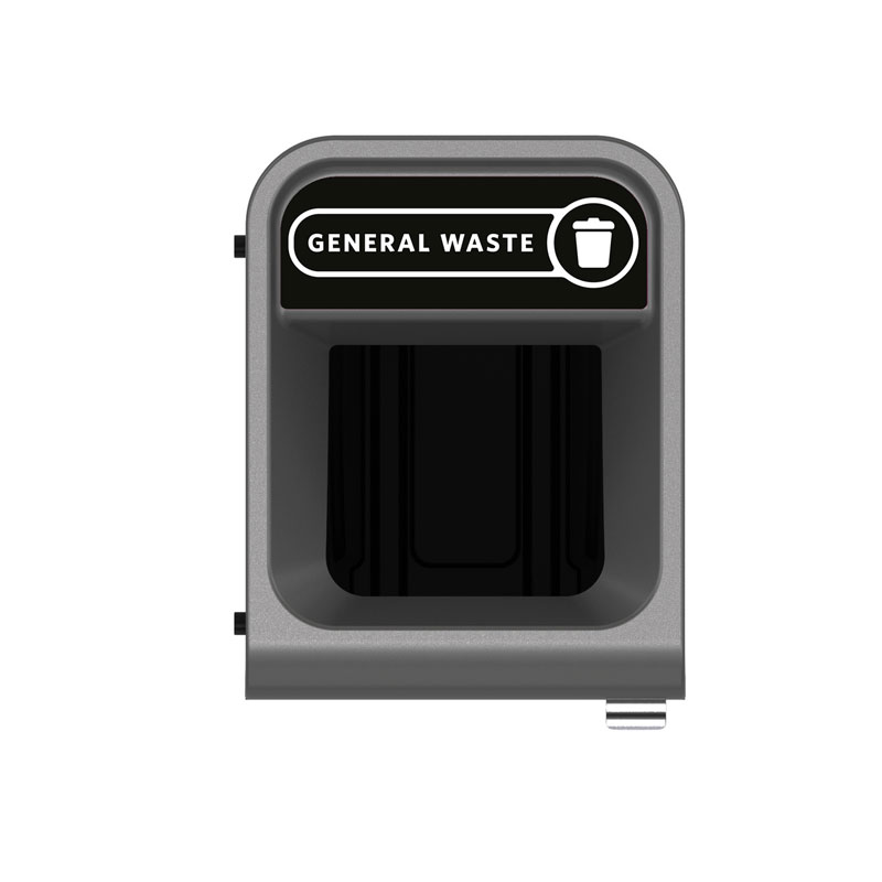 Configure Recyclingstation General Waste EN 57 litre, Rubbermaid