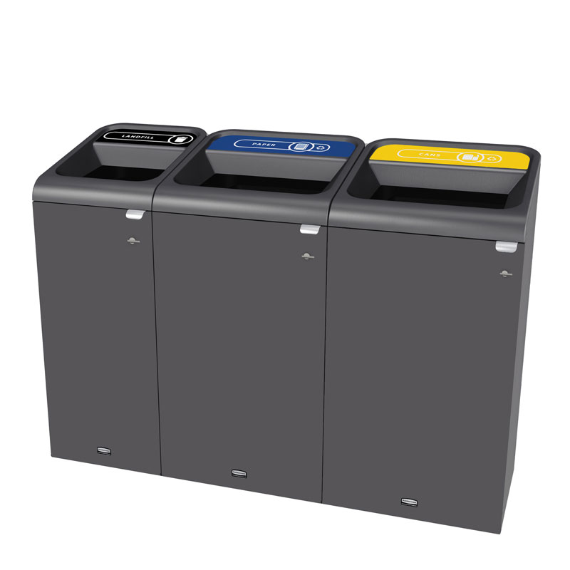 Configure Recyclingstation Paper EN 87 litre, Rubbermaid