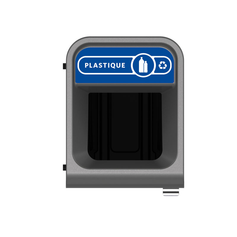 Configure Recyclingstation Plastic BE FR 57 ltr, Rubbermaid