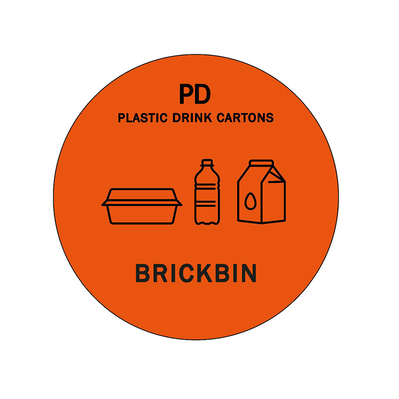 Brickbin Forex Autocollant de flux de déchets PD