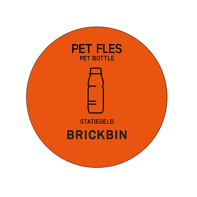 Brickbin Forex Afvalstroomsticker Pet