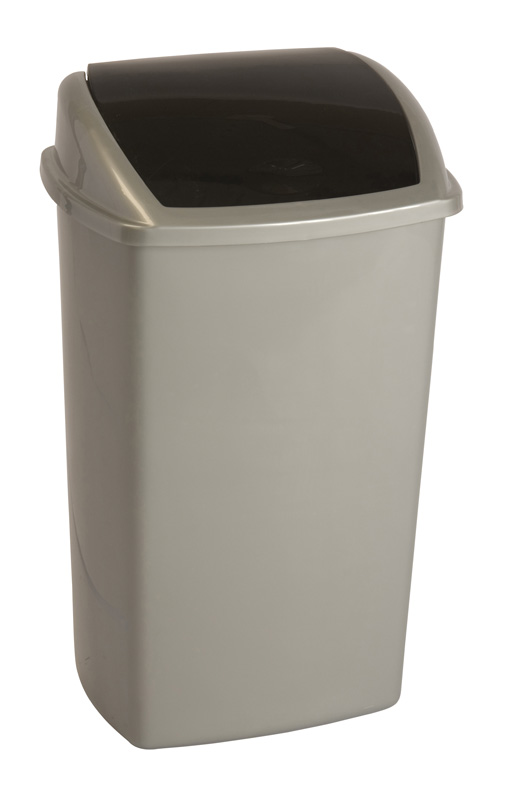Waste bin with swing lid 50 litres