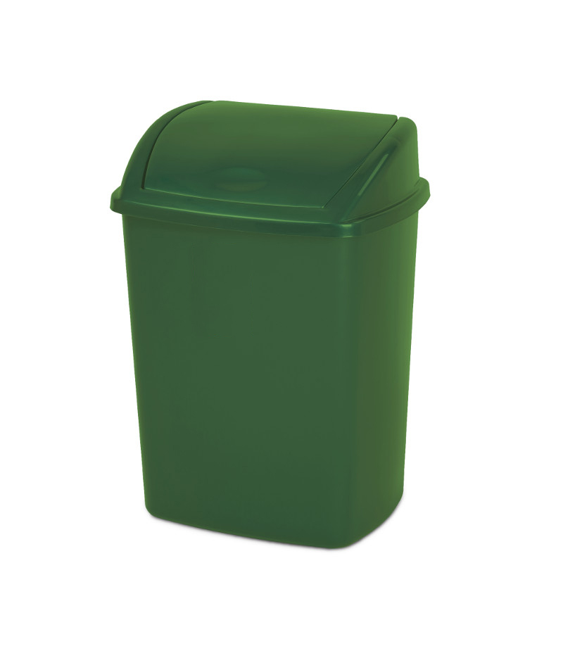 Waste bin with swing lid 26 litres