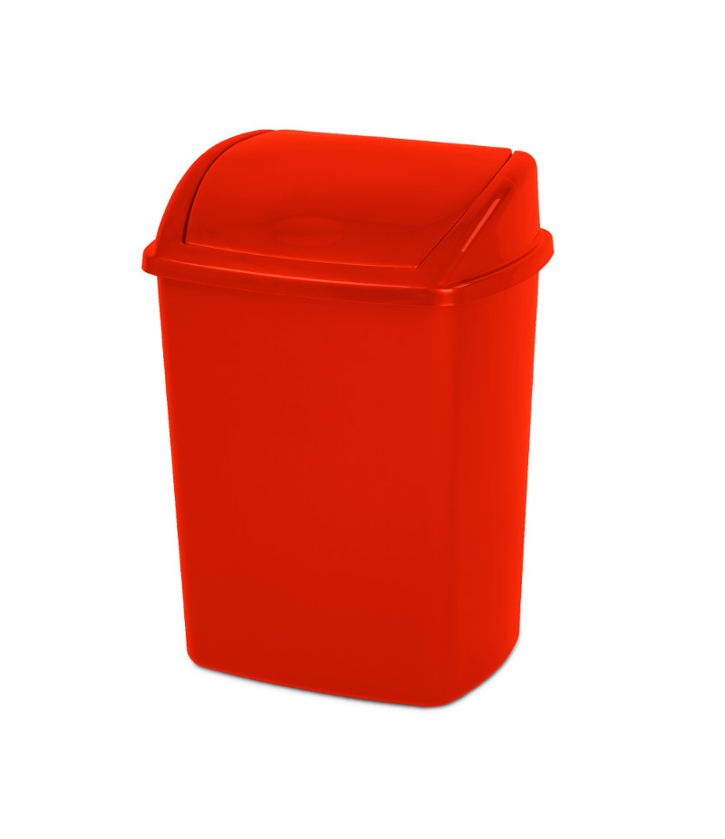 Waste bin with swing lid 26 litres
