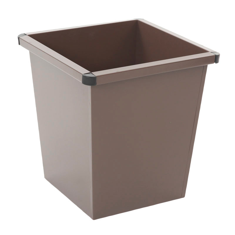 Square tapered waste paper bin, 27 litres
