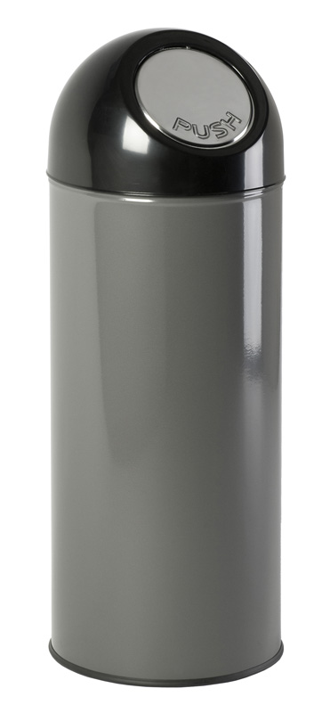 Waste bin with push lid 55 litres