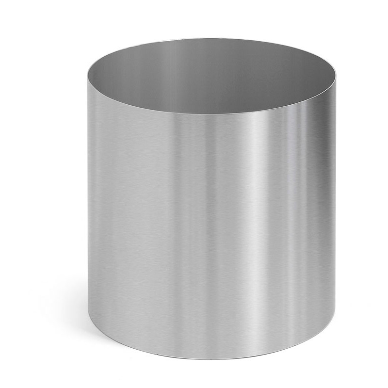 Stainless steel decorative pot 38 cm