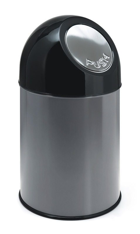 Abfallbehälter mit Druckdeckel und Inneneimer 30 Liter