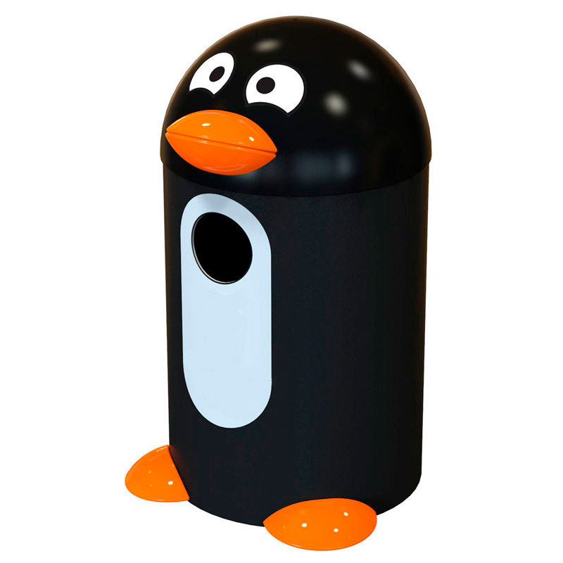 Poubelle Buddy 55L Pingouin
