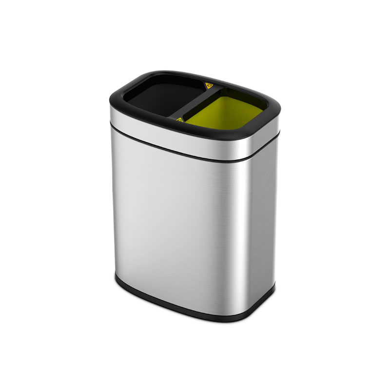 OLI-Cube Open Top Recycler Bin 10+10 litres, EKO
