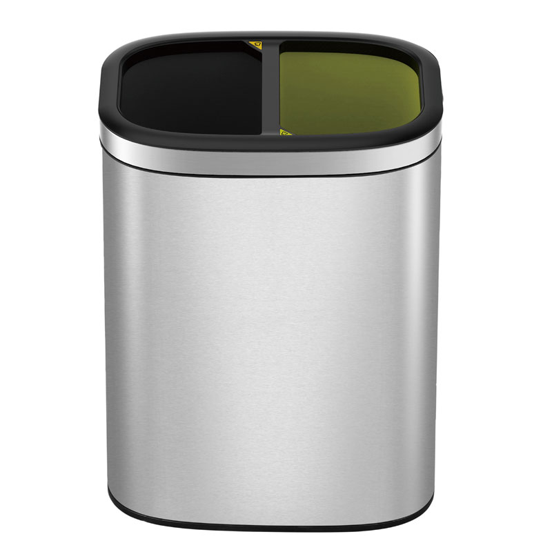 OLI-Cube Open Top Recycler Bin 10+10 litres, EKO
