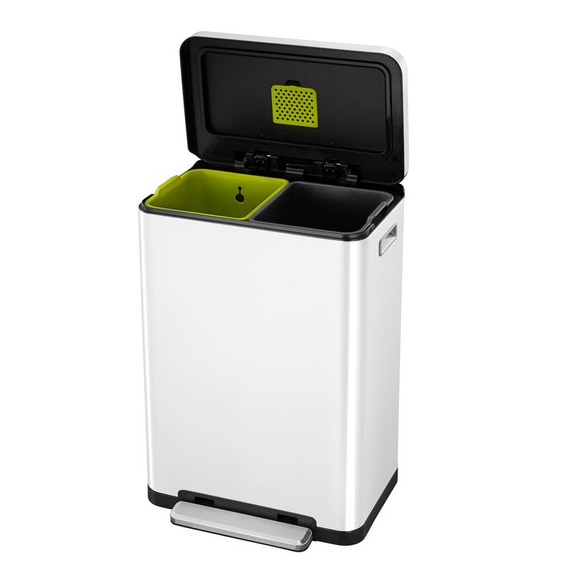 X-Cube Recycler Pedal Bin 20+20 litres, EKO