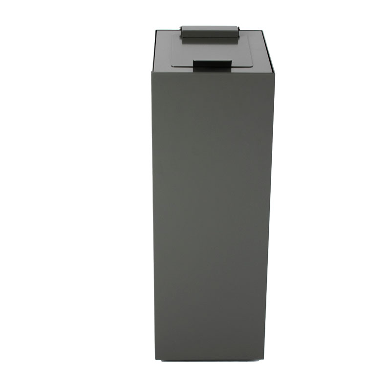 Top with flap lid for modular waste separation unit