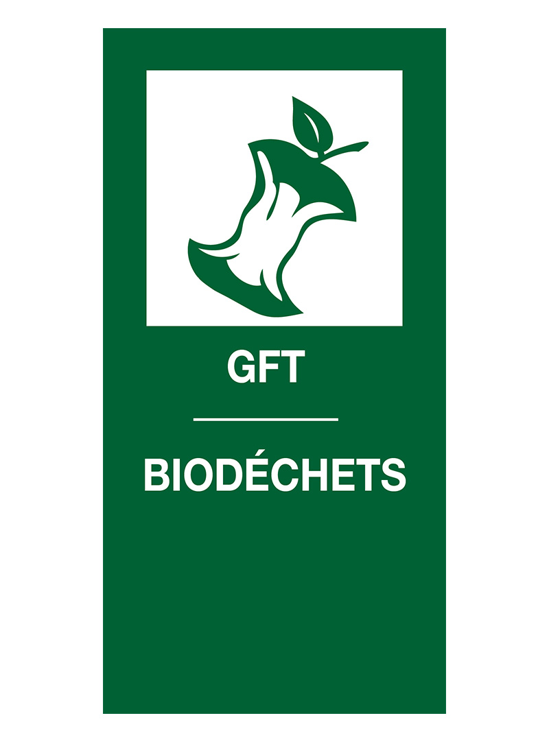 Magnetischer Aufkleber GFT/Biodéchets