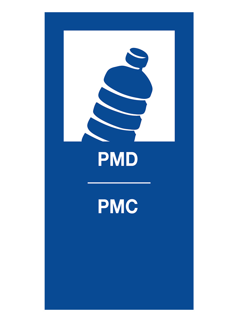 Magnetic sticker PMD/PMC