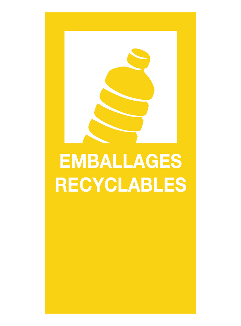 Sticker magnétique Emballages/Recyclables