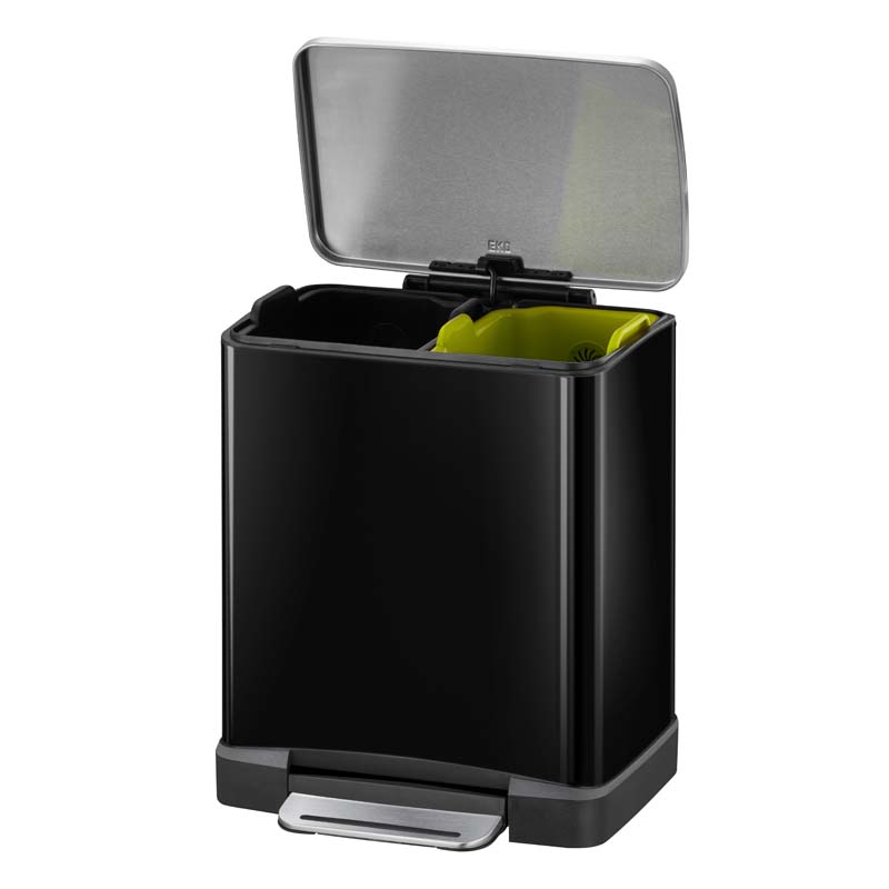 E-Cube Recycler Pedal Bin 10+9 litres, EKO