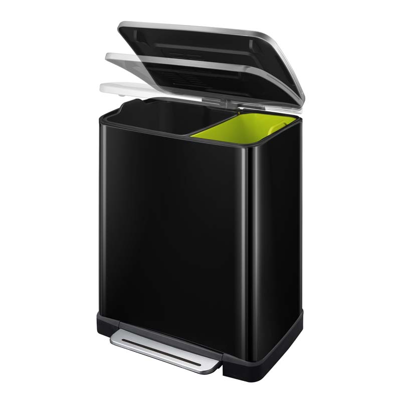 E-Cube Recycler Pedal Bin 28+18 litres, EKO