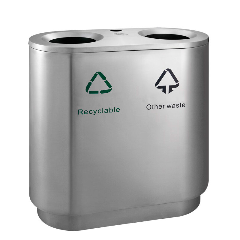 Recycling afvalbak indoor 2x41 ltr