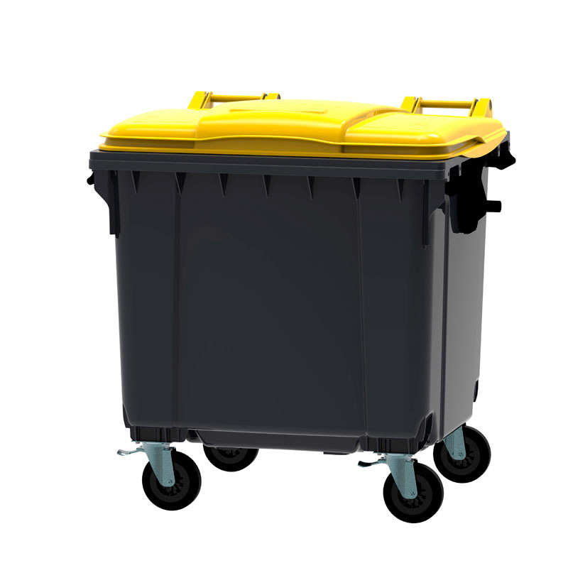 Container 1,100L Flat Lid