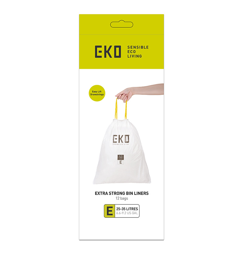 Waste Bags 25-35 litre (E), EKO (24x12 pieces)